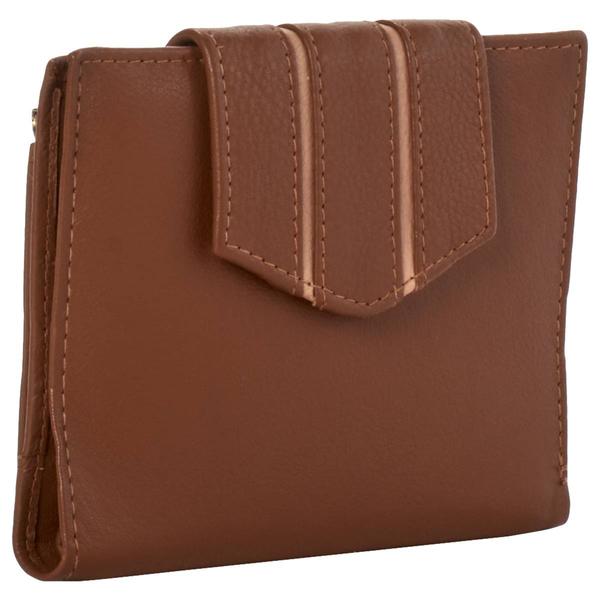 Womens Great American Leatherworks Tab French Purse Wallet