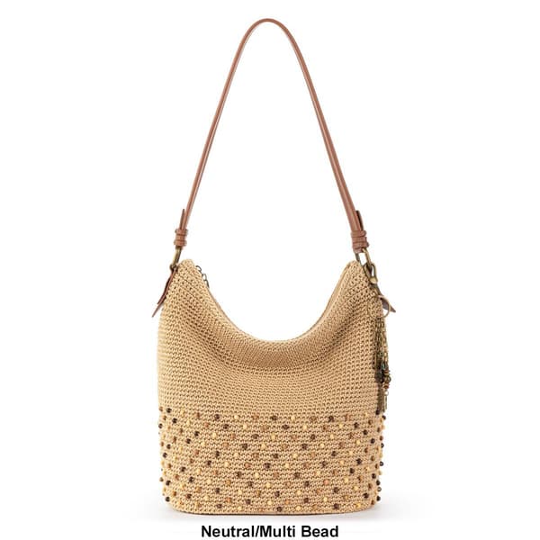The Sak Sequoia Ecru with Multi Bead Crochet Hobo