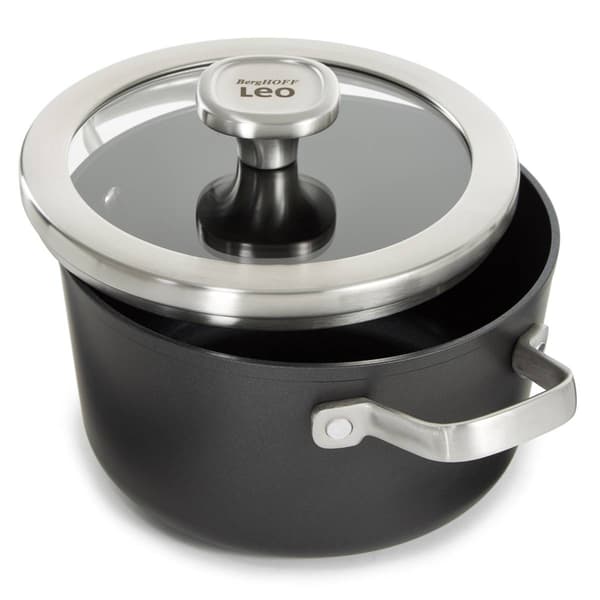 BergHOFF Graphite Non-stick 8in. Ceramic Stockpot w/ Glass Lid