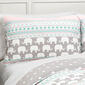 Lush Décor® Elephant Stripe Quilt Set-Turquoise - image 3