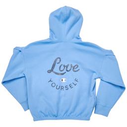 Girls (7-16) Champion® Love Yourself Fleece Lined Zip Up Hoodie