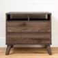 South Shore Yodi Natural Walnut 2-Drawer Nightstand - image 3