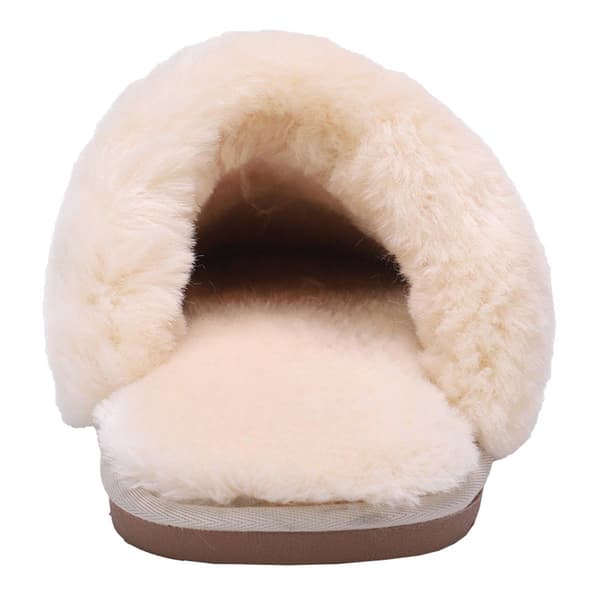 Womens LAMO Sheepskin Scuff Plaid Slippers