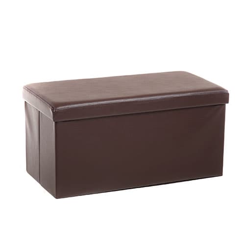 FHE Faux Leather Storage Bench