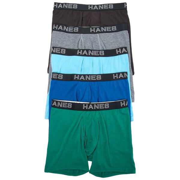 Mens Hanes Ultimate&#40;R&#41; 5pk. ComfortFlex Fit Boxer Briefs - image 