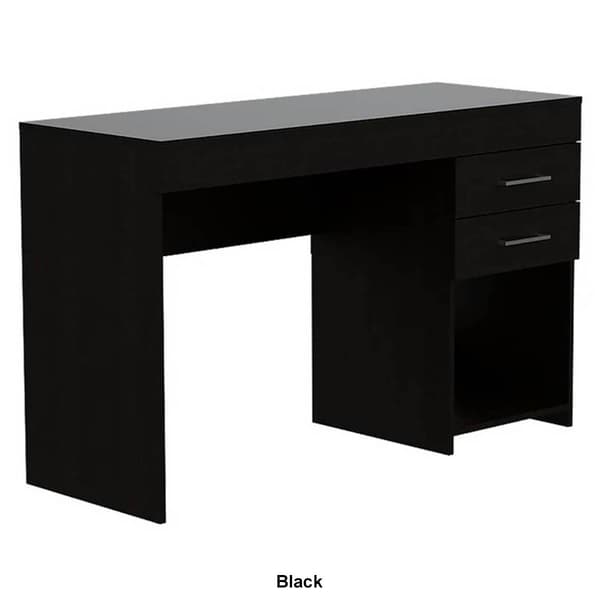 FM FURNITURE Austin Computer Desk with 2 Drawers