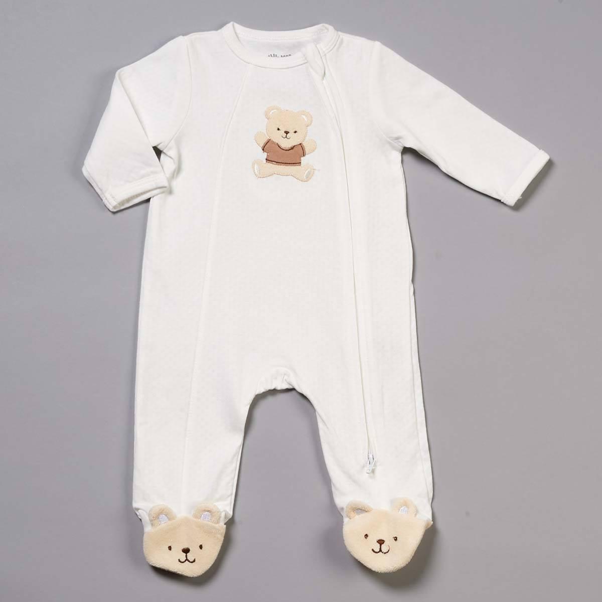 Baby Boy (NB-9M) Little Me® Gentle Bear Footie Pajamas