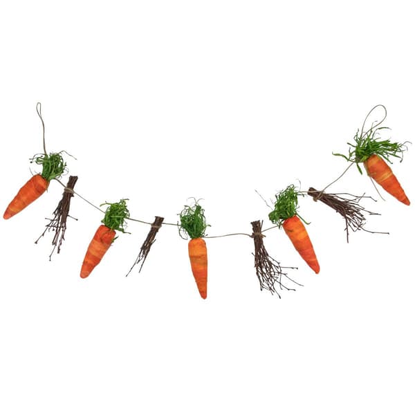 Northlight Seasonal Carrots and Twigs Artificial Easter Garland