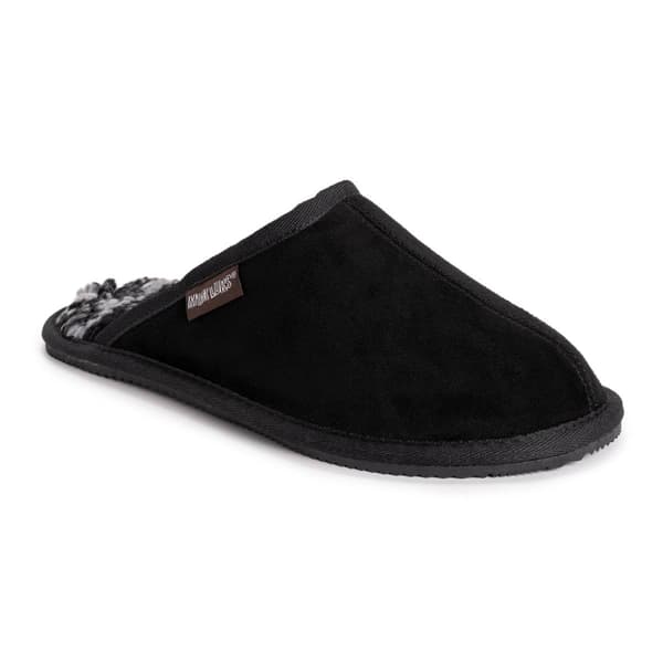 Mens MUK LUKS(R) Berber Suede Scuff Slippers - image 