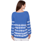 Petite Ruby Rd. Set Sail Long Raglan Sleeve Tie Dye Sweater - image 2