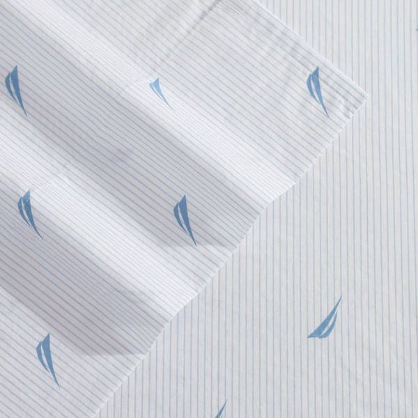 Nautica Washed Percale Cotton Sheet Set
