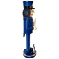Santa''s Workshop 14in. North Pole Conductor Nutcracker - image 3