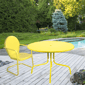 Northlight 39.25-Inch Outdoor Retro Metal Tulip Table - image 2