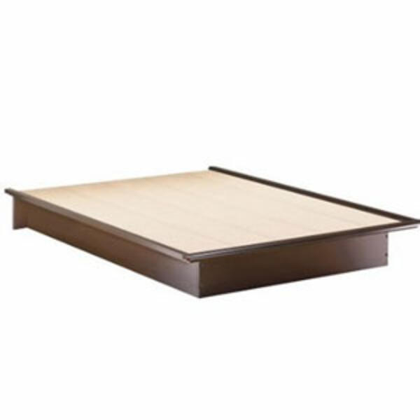 South Shore Step One Full Platform Bed - Chocolate - image 