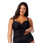 Plus Size Anne Cole Solid Twist Front Underwire Tankini Swim Top - image 3