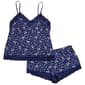 Womens Jessica Simpson Lace Trim Floral Camisole Pajama Set - image 2