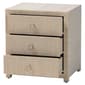 bali & pari Quinn Bohemian Woven Natural Grasscloth Nightstand - image 2