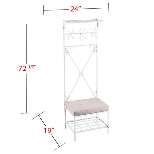 Southern Enterprises Entryway Hall Tree Bench w/ Storage