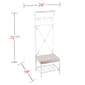 Southern Enterprises Entryway Hall Tree Bench w/ Storage - image 4