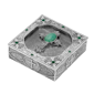Symbols of Faith Pewter Green Semi-Precious Stone Rosary Box - image 1