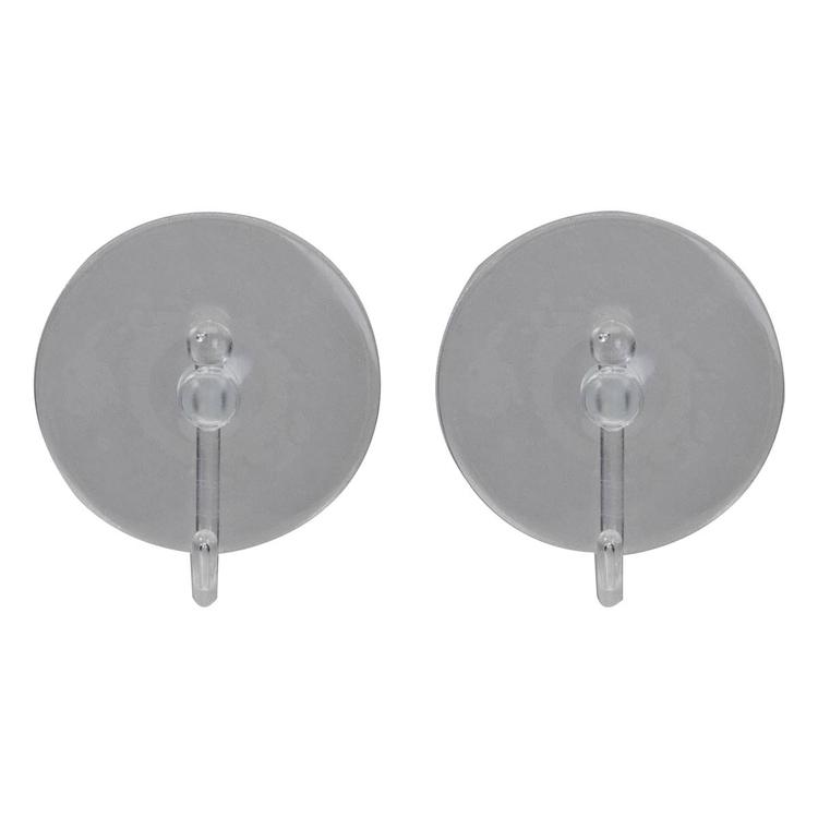 Northlight Seasonal Clear Suction Cups with Hooks - Pack of 2