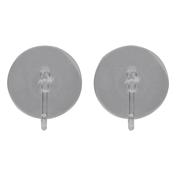 Northlight Seasonal Clear Suction Cups with Hooks - Pack of 2