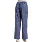 Juniors No Comment Flannel Fold Over Wide Leg Pants - Peacoat - image 3