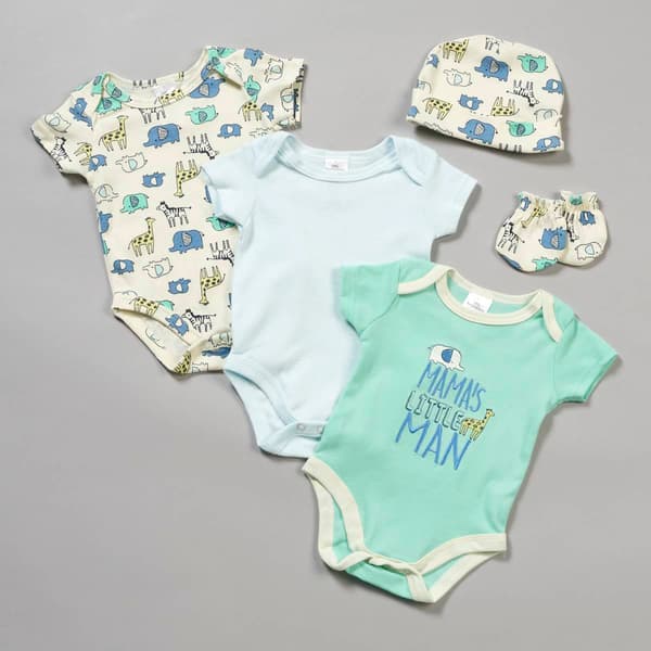 Baby Boy (36M) Little Beginnings® Mama’s Little Man Bodysuit Set