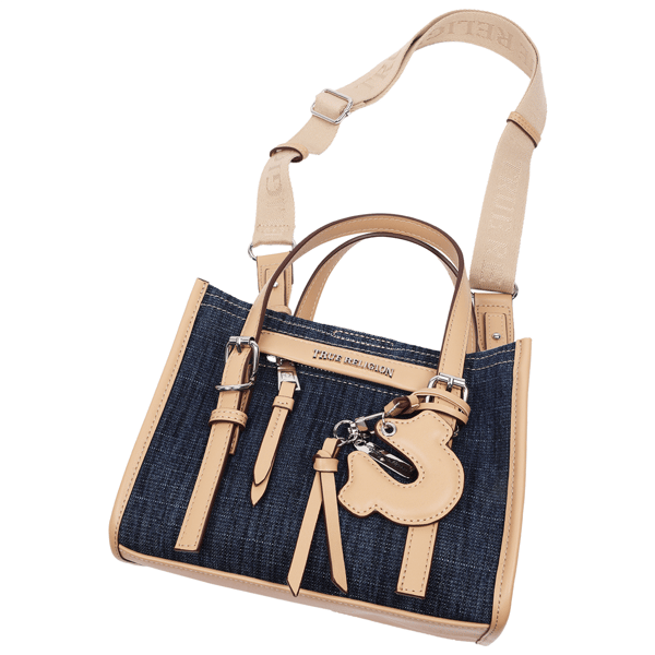 True Religion Denim Dangle Mini Tote