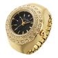 Womens Jessica Simpson Gold-Tone Adjustable Ring Watch - JR0004GD - image 1