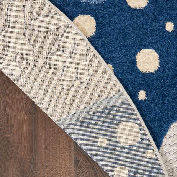 Nourison Aloha Starfish Print Indoor/Outdoor Round Rug
