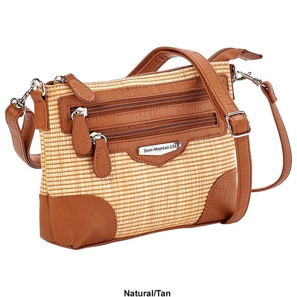 Stone Mountain Montego Bay Straw E/W 4 Bagger Crossbody