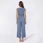 Womens Connected Apparel Sleeveless Surplice Drape Wrap Jumpsuit - image 2