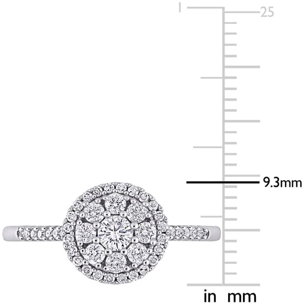 Diamond Classics™ 10kt. White Gold 1/2ctw. Diamond Round Ring