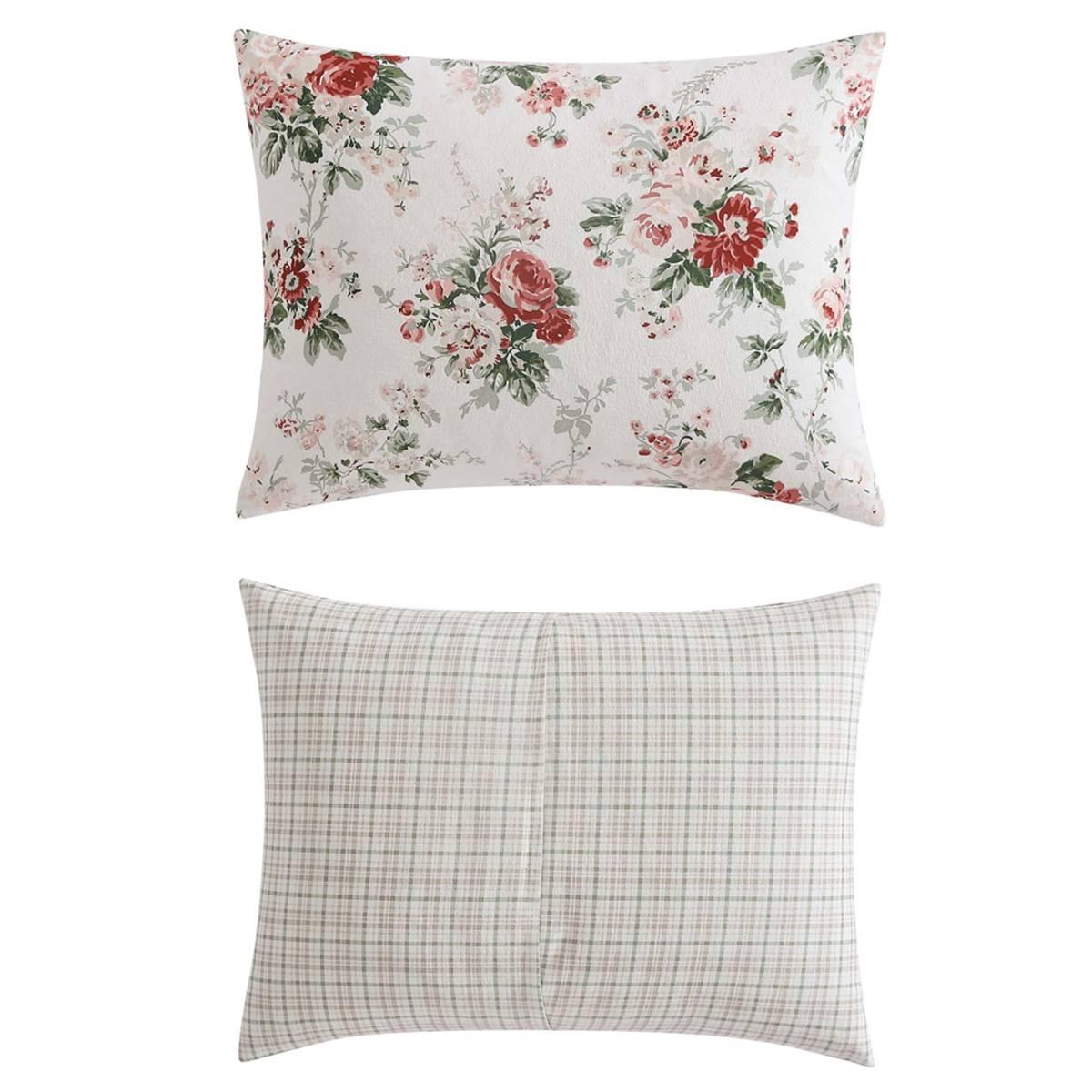 Laura Ashley Ashfield Cotton Flannel Comforter Set