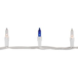 Northlight Seasonal 10ft. Blue Christmas Lights - White Wire
