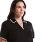 Plus Size Rafaella® Short Sleeve Contrast Trim Polo - image 3