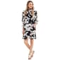 Womens Emma & Michele Long Sleeve Floral Ruffle Hem Shirtdress - image 5