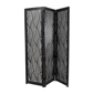 9th & Pike® Modern Black Wooden Room Divider Screen - image 3