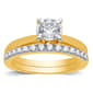 Nova Star(R) Yellow Gold 1ctw. Lab Grown Diamond Bridal Set - image 1