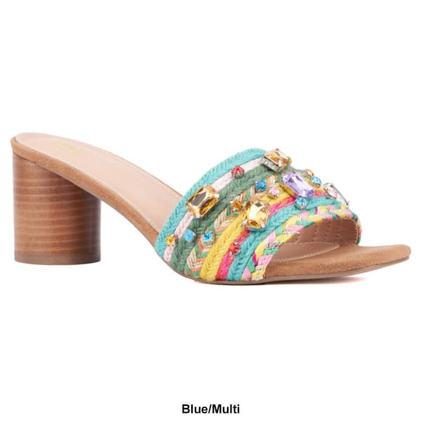 Womens New York & Company Raquelle Slide Sandals