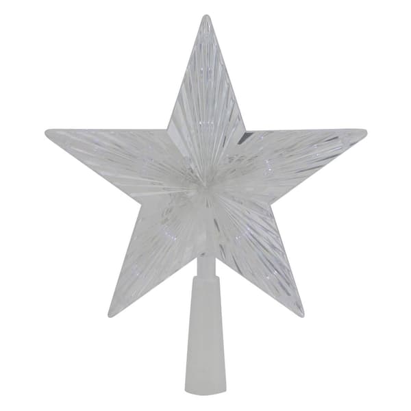 Northlight Seasonal 8in. LED Crystal Star Christmas Tree Topper