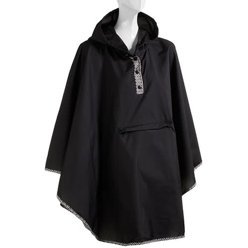 Womens Totes Hoodie Storage Pouch Rain Poncho