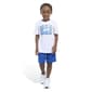 Boys (4-7) adidas(R) Short Sleeve Tee & Shorts Set - White/Blue - image 1