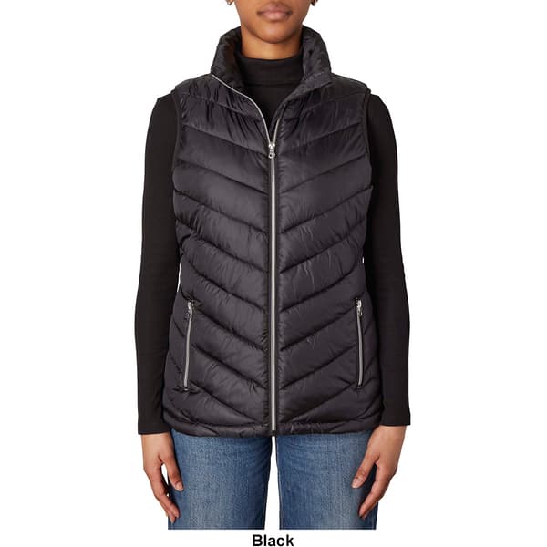 Womens Big Chill Chevron Puffer Vest