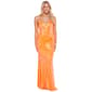 Juniors Crystal Doll Placement Sequin Mermaid Dress - image 1