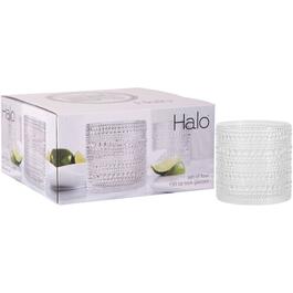 Home Essentials Halo 13oz. Clear Double Old Fashioned Glasses