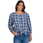 Plus Size Ruby Rd. Romance On The Ranch Plaid Tied Button Front - image 1