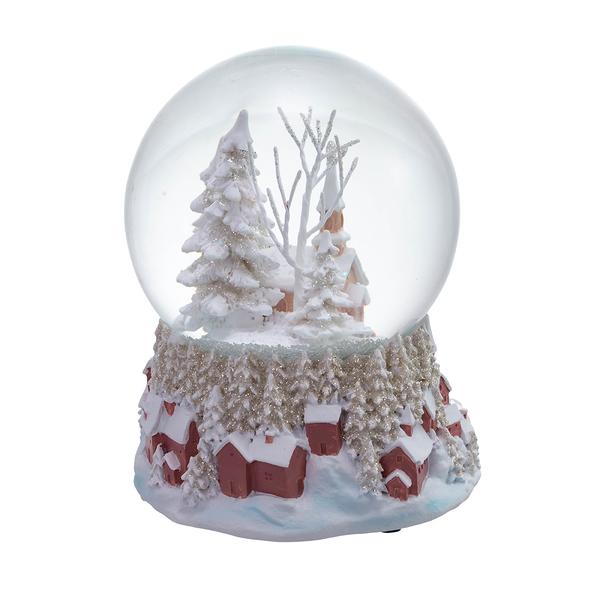 Kurt S. Adler Musical Church Snowglobe