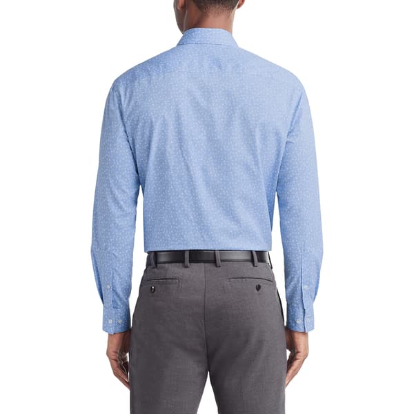 Mens Van Heusen&#174; Regular Fit Wrinkle Free Dress Shirt - Denim